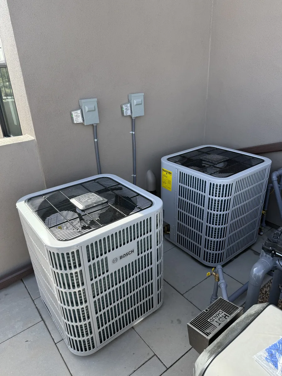 Dual Bosch condenser units