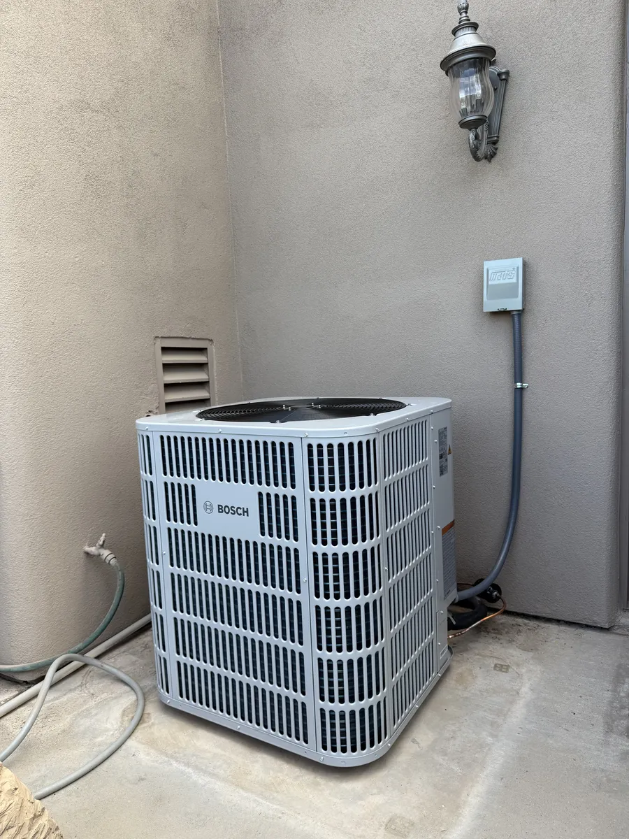 Bosch condenser residential install
