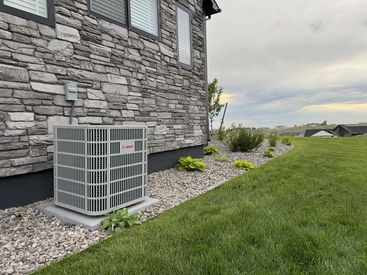 Bosch condenser unit exterior installation